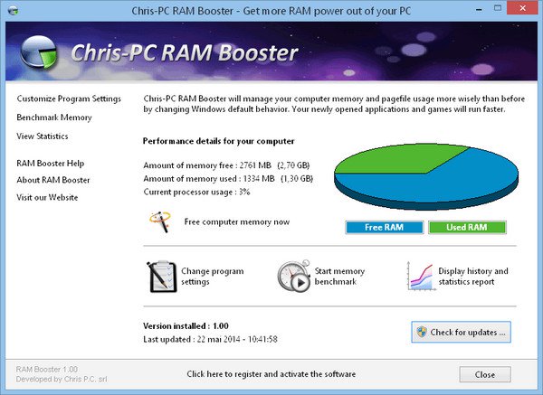 Chris-PC RAM Booster Crack